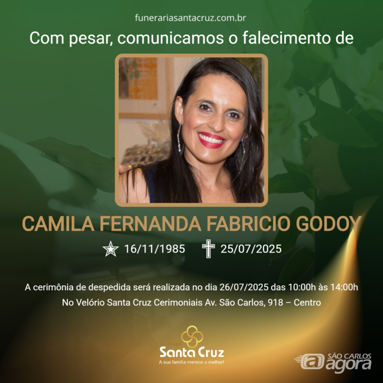 Grupo Santa Cruz informa notas de falecimento -