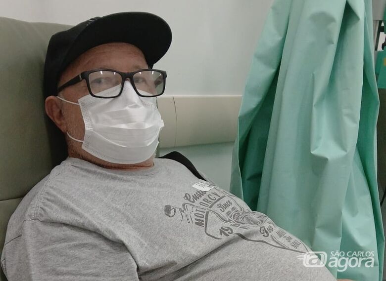 Jorge Aparecido Marrega, de 69 anos, luta contra um câncer raro e precisa de ajuda para continuar o tratamento com medicamento de alto custo. Família faz apelo por doações. Perguntar ao ChatGPT - Crédito: Arquivo pessoal