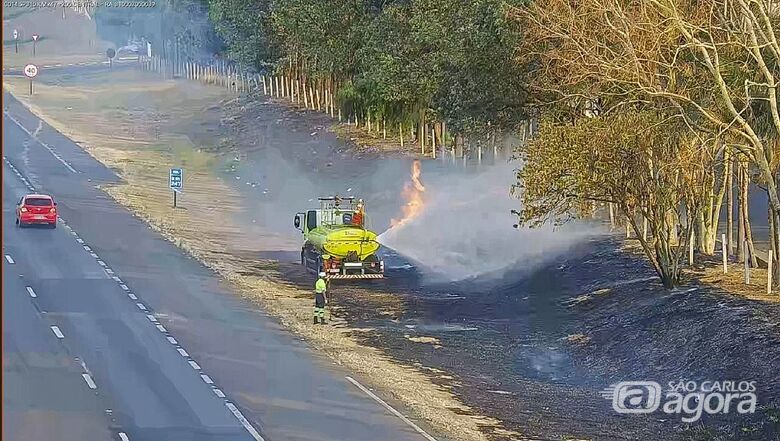 Ecovias Noroeste Paulista intensifica combate a focos de incêndio nas rodovias durante estiagem -