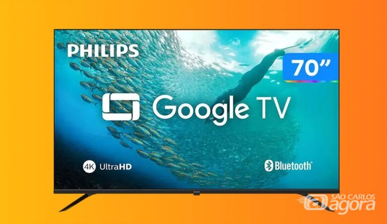 Só amanhã no Magalu: Smart TV 70" Philips 4K por R$179,00 mensais - 