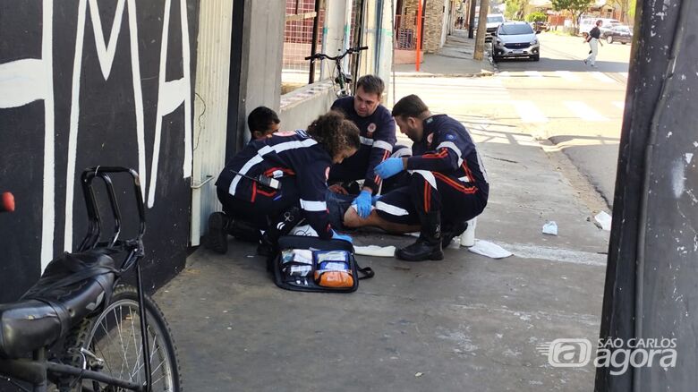 Homem é esfaqueado pela esposa na Vila Celina - Crédito: Maycon Maximino