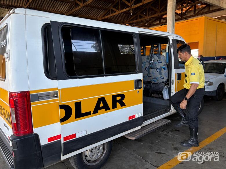 São Carlos inicia inspeções em transportes escolares para o 2º Semestre -