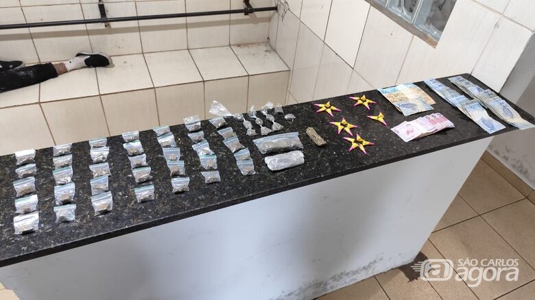 Homem é detido por tráfico de drogas no Jardim Gonzaga -