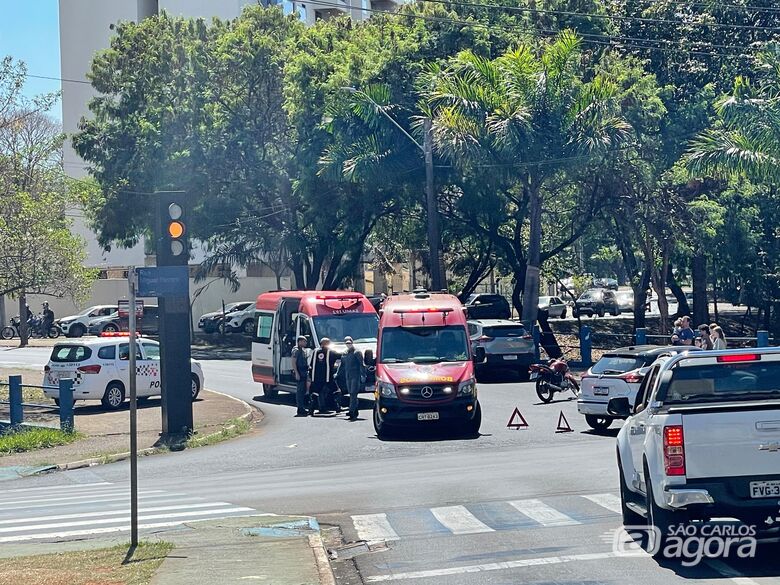 Motociclista fica ferido em acidente na região da USP - Crédito: Lourival Izaque 
