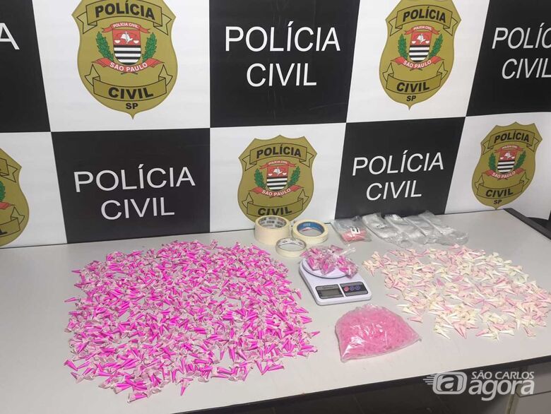 Polícia Civil prende homem por tráfico de drogas em São Carlos - Crédito: Maycon Maximino