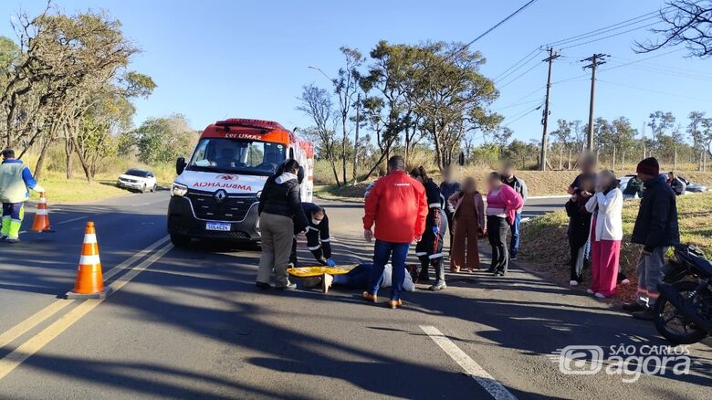 Local do acidente - Crédito: Maycon Maximino