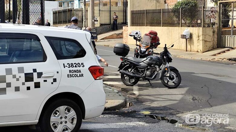 Local do acidente - Crédito: Maycon Maximino