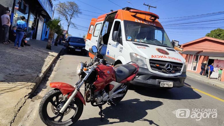 Motociclista fica ferido em colisão na Avenida República do Líbano - Crédito: Maycon Maximino