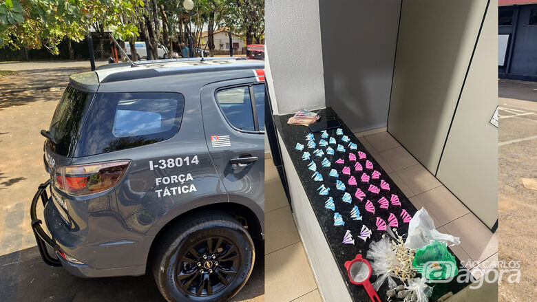 Força Tática prende homem por tráfico de drogas no Antenor Garcia 
 - Crédito: Maycon Maximino 