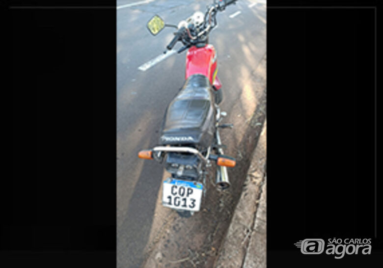 Homem é detido com motocicleta adulterada no centro de São Carlos - 