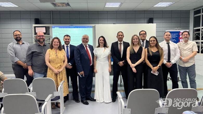 Membros da OAB marcaram presença no importante evento de Direito na única faculdade local que forma advogados - Crédito: divulgação