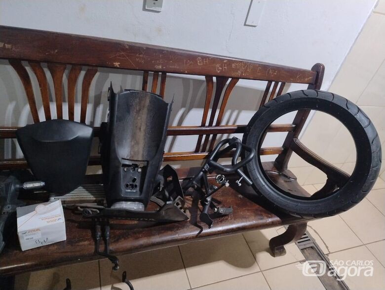 Força Tática prende homem com motocicletas furtadas e peças adulteradas em São Carlos - Crédito: Maycon Maximino