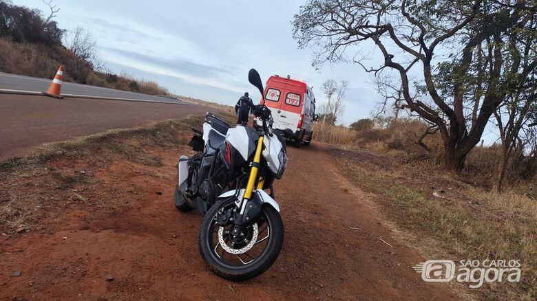 Local do acidente - Crédito: Maycon Maximino