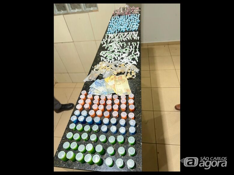 PM apreende grande quantidade de drogas no Jardim Hikare -