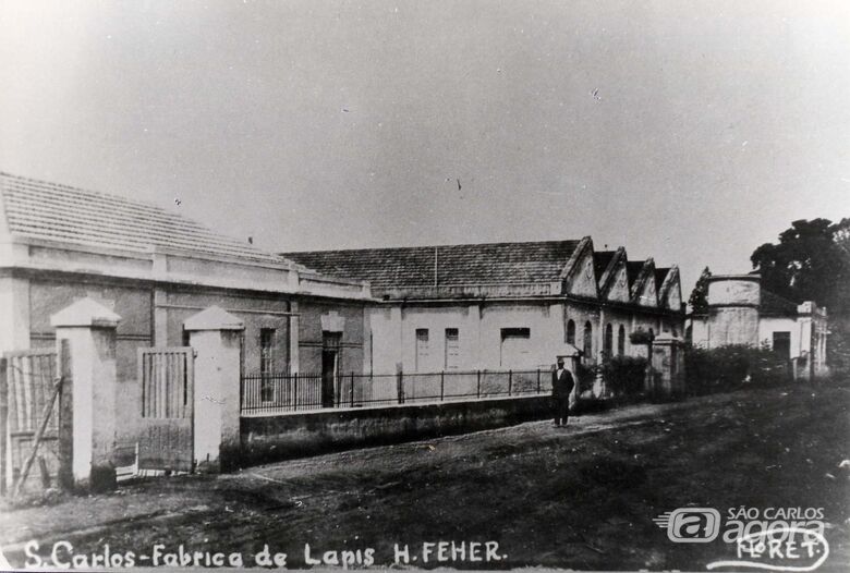 Prédio da fábrica Lápis H Fehr - Crédito: Acervo APH-FPMSC