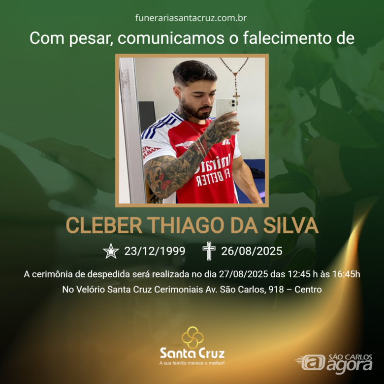 Grupo Santa Cruz informa notas de falecimento -