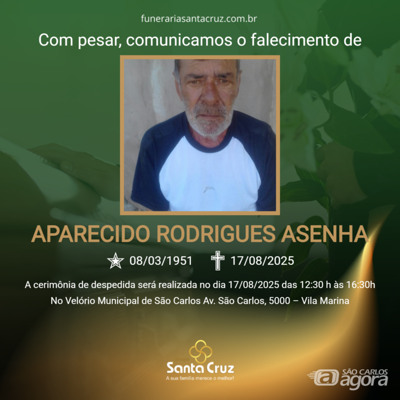 Grupo Santa Cruz informa nota de falecimento - 