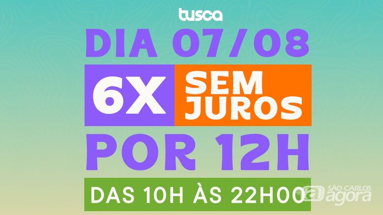 12 Horas De Pura Chance: Tusca Em 6x Sem Juros -