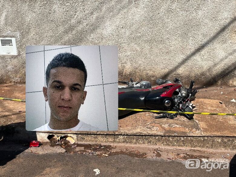 Motociclista perde controle e morre após bater em muro - Crédito: Foto: Flavio Fernandes/São Carlos Agora