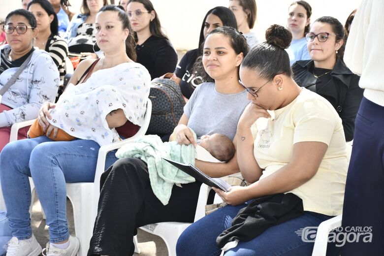 Agosto Dourado: São Carlos reforça ações de incentivo à amamentação -
