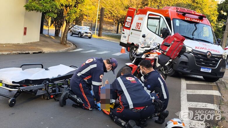Estudante é atropelada no Jardim Bandeirantes - Crédito: Maycon Maximino