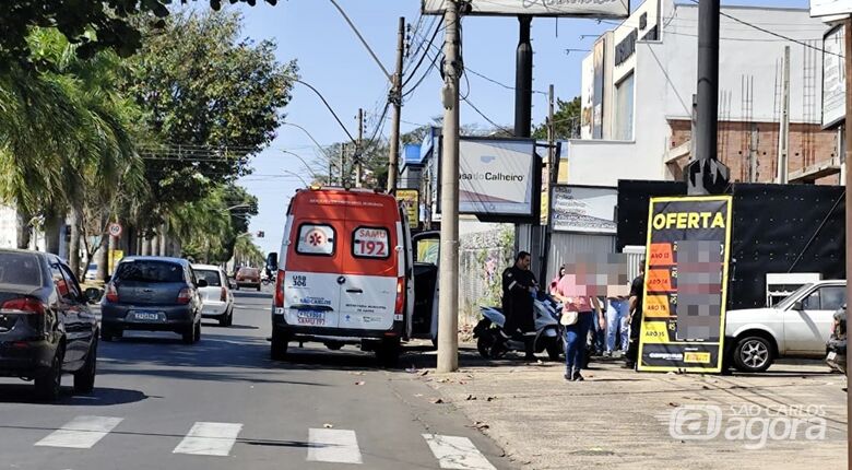 Mãe e filha ficam feridas em queda de moto na Getúlio Vargas - Crédito: Maycon Maximino