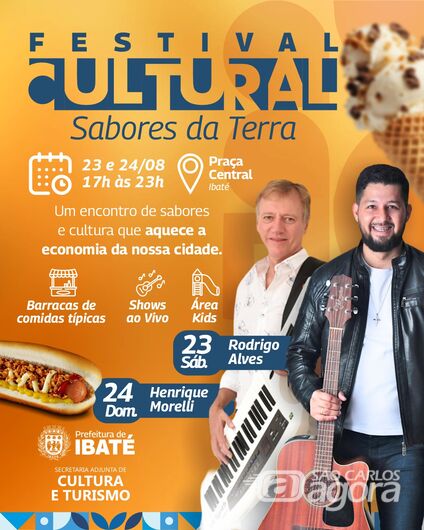 Festival Cultural agita Ibaté neste fim de semana -