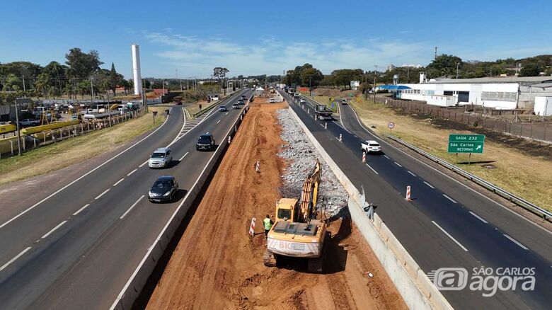 Obras noturnas na SP-310 em São Carlos não terão início nesta segunda-feira -