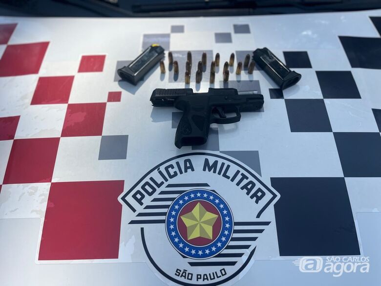 Arma apreendida - Crédito: SCA