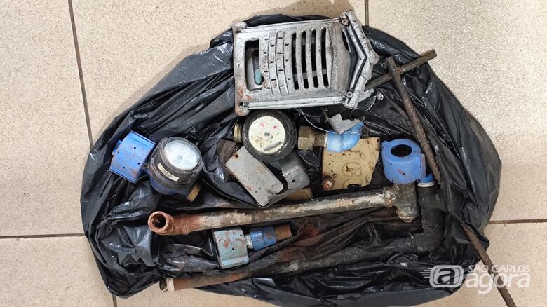 Material recuperado - Crédito: Maycon Maximino