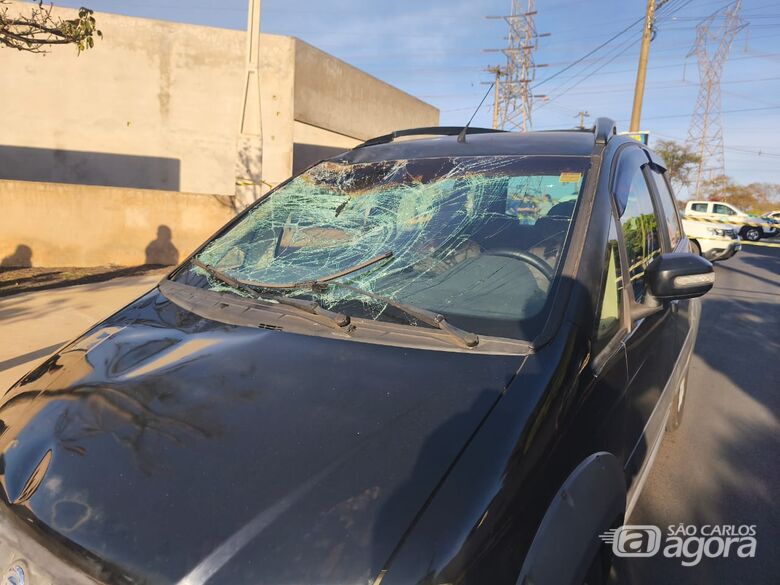 Veículo envolvido no acidente - Crédito: Fala Matão