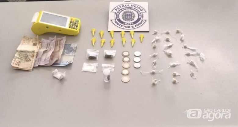 Guarda Municipal de Ibaté apreende drogas no Jardim Cruzado -