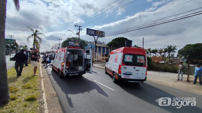 Local do acidente - Crédito: Maycon Maximino