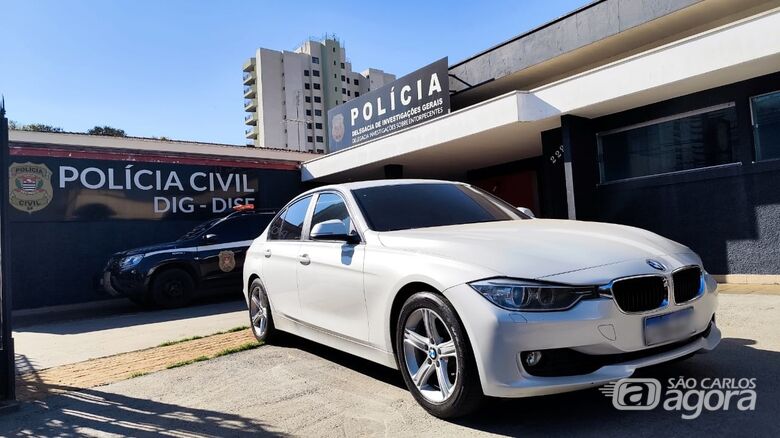 BMW apreendida durante operação - Crédito: Maycon Maximino