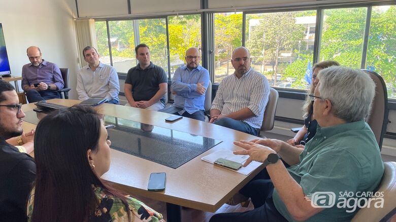 Prefeito visita EESC-USP e trata de parcerias para inovação em São Carlos - Crédito: divulgação