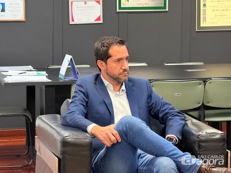 O prefeito Luisinho Panone: "Mesmo diante das inúmeras dificuldades e obstáculos, nós vamos, sim, 'atualizar' Descalvado, pois temos a persistência de aço para cumprir essa missão que nos foi confiada" - Crédito: Divulgação 