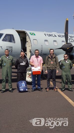 Santa Casa realiza captação de coração com apoio da FAB, SAMU e Prefeitura de São Carlos - Crédito: Divulgação 