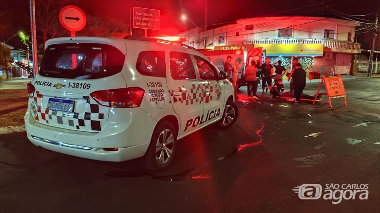 Motociclista fica ferido em colisão no Jardim Tangará - Crédito: Maycon Maximino 