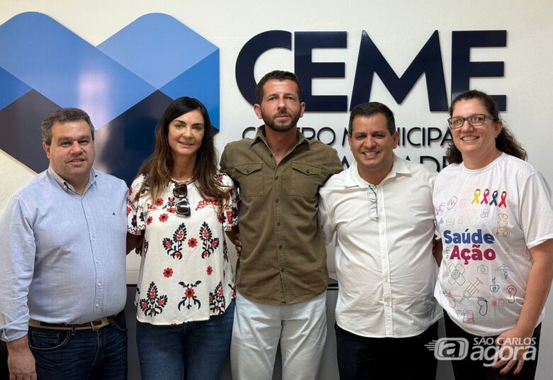 Mutirão de ultrassom: Elton Carvalho acompanha a realização dos exames no CEME - Crédito: divulgação