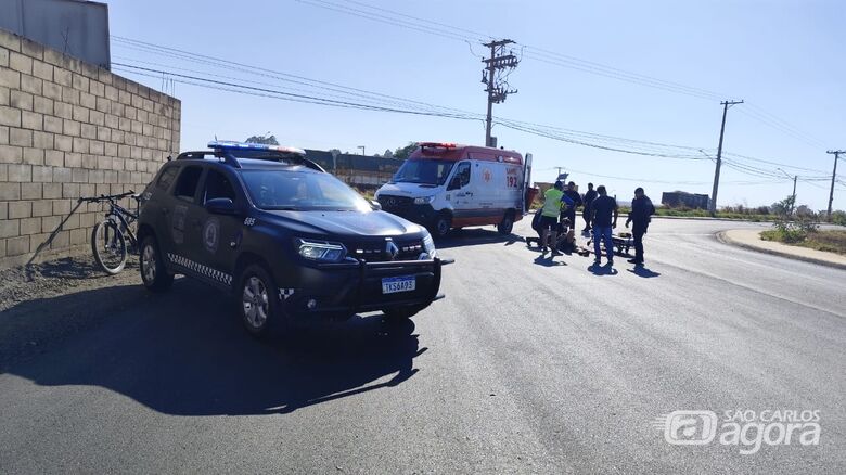 Idoso fica ferido após sofrer queda de bicicleta na região do Parque Fher - Crédito: Maycon Maximino