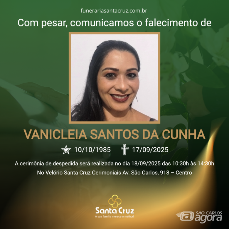 Grupo Santa Cruz informa nota de falecimento  - 