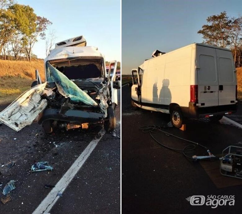 Colisão traseira deixa vítima fatal na SP-330 - Crédito: CCI Artesp 