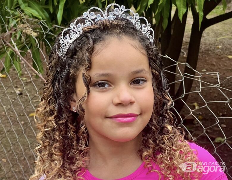 Maria Alice representará São Carlos na final estadual do Miss São Paulo Teen Infantil - Crédito: Arquivo pessoal 