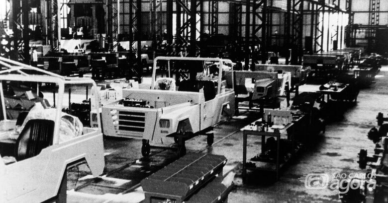 A fábrica da CBT: empresa foi a grande empregadora de São Carlos na segunda metade do Século XX e não resistiu às crises - Crédito: divulgação