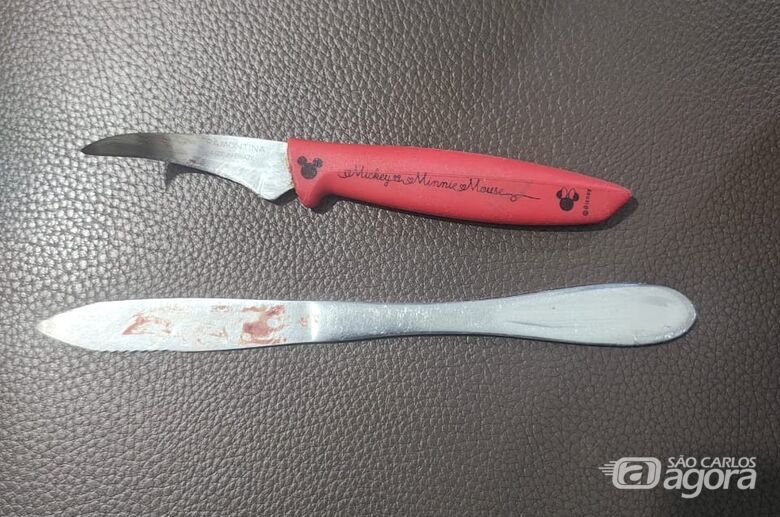 Mulher é esfaqueada pelo ex-namorado e agressor é preso - Crédito: divulgação