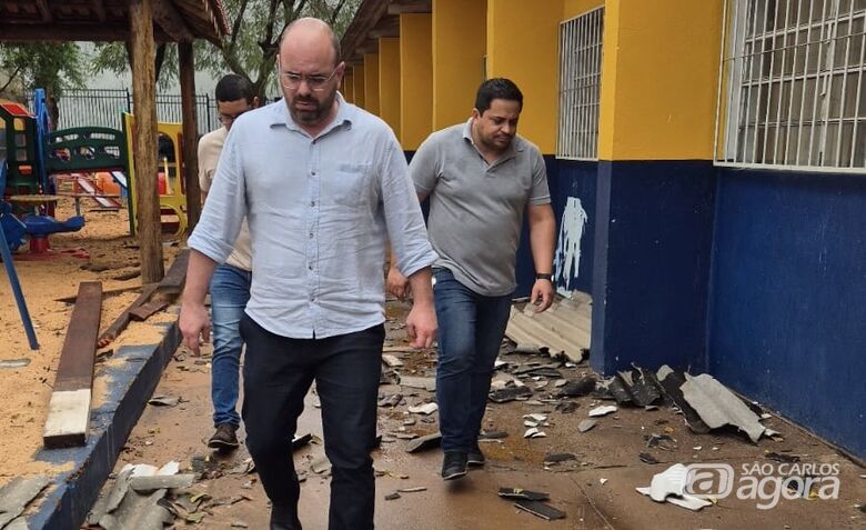 Prefeito Netto Donato acompanha ações emergenciais após ocorrência em CEMEI na Vila Isabel - Crédito: Divulgação 