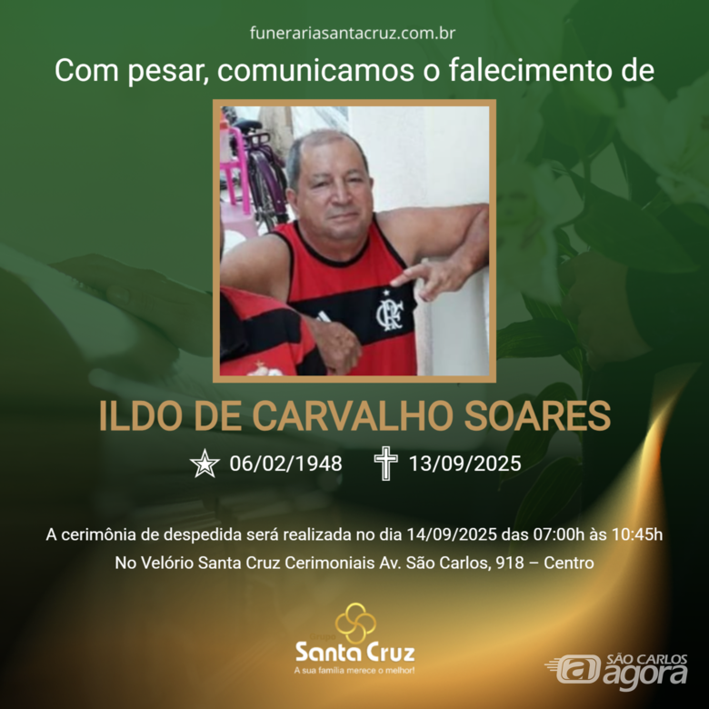 Grupo Santa Cruz informa notas de falecimento  - 