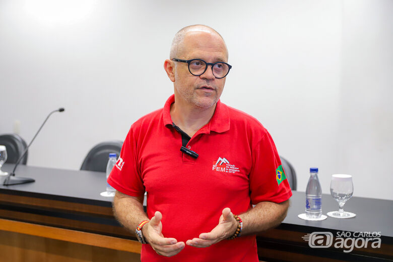 O presidente da FEM/CUT, o são-carlense Erick Silva: "Essas conquistas são fruto da firme atuação da FEM-CUT/SP, dos sindicatos filiados e, principalmente, da mobilização dos trabalhadores, que não recuaram diante das dificuldades" - Crédito: Adonis Guerra