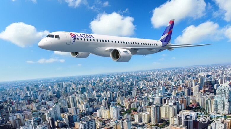 LATAM anuncia compra de 74 jatos Embraer E195-E2 - Crédito: Divulgação 