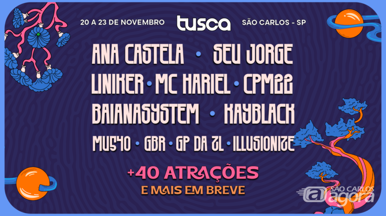 Ingressos avulsos da TUSCA 2025 começam a ser vendidos nesta terça (23), às 18h30 -